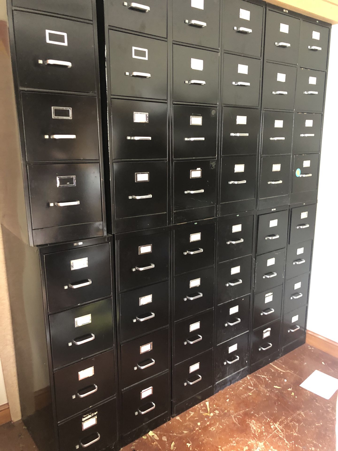 (12) FILEX 4 DRAWER FILE CABINET WITH HANGING FILES