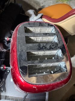 Red 4-Slice Toaster