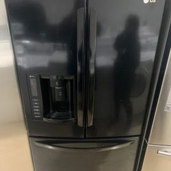 REFRIGERATOR LG BLACK 3 DOOR