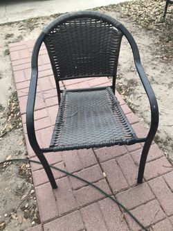 Metal Woven Chair