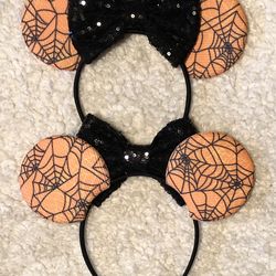Disney Parks Ears - HALLOWEEN - Spiderwebs