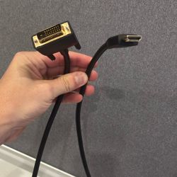 HDMI To DVI 6ft And 3ft Power Cord