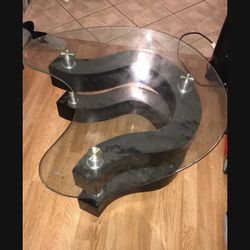 Contemporary Glass Coffee Table