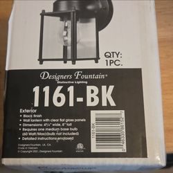 Outdoor wall lantern only 1
