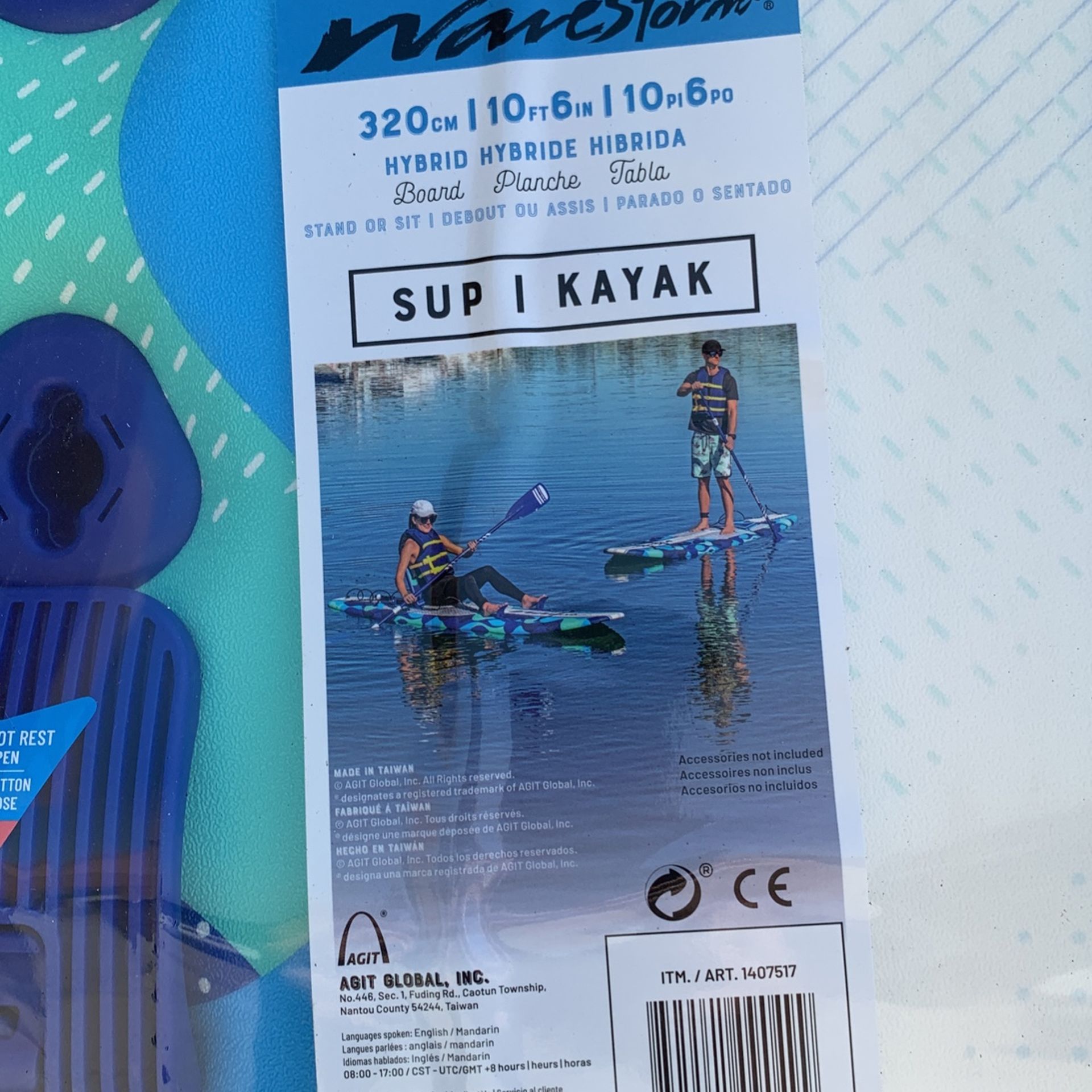 New 10 6 Wavestorm Stand Up Paddleboard Kayak Hybrid Supyaks