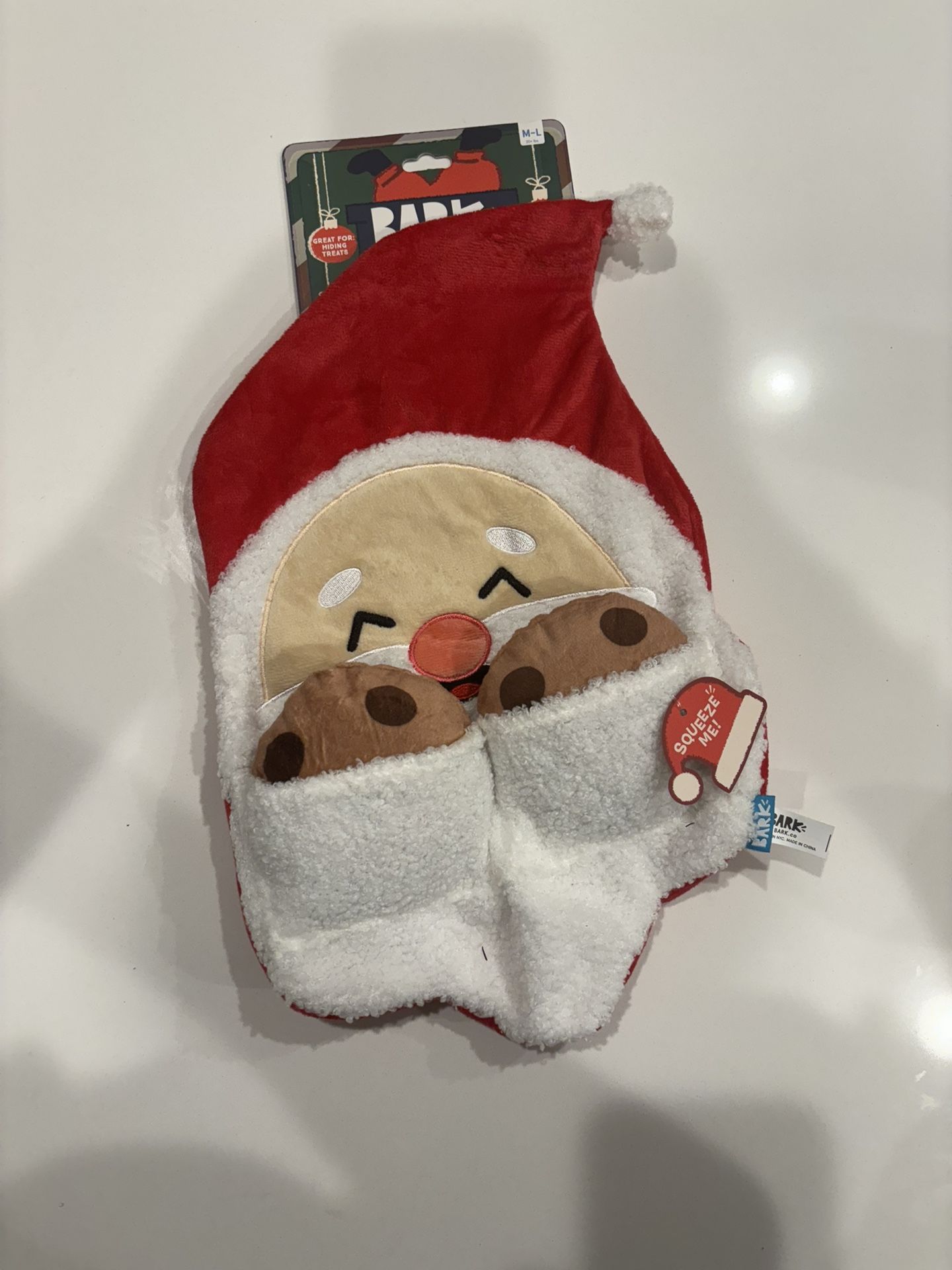 Santa Dog Toy