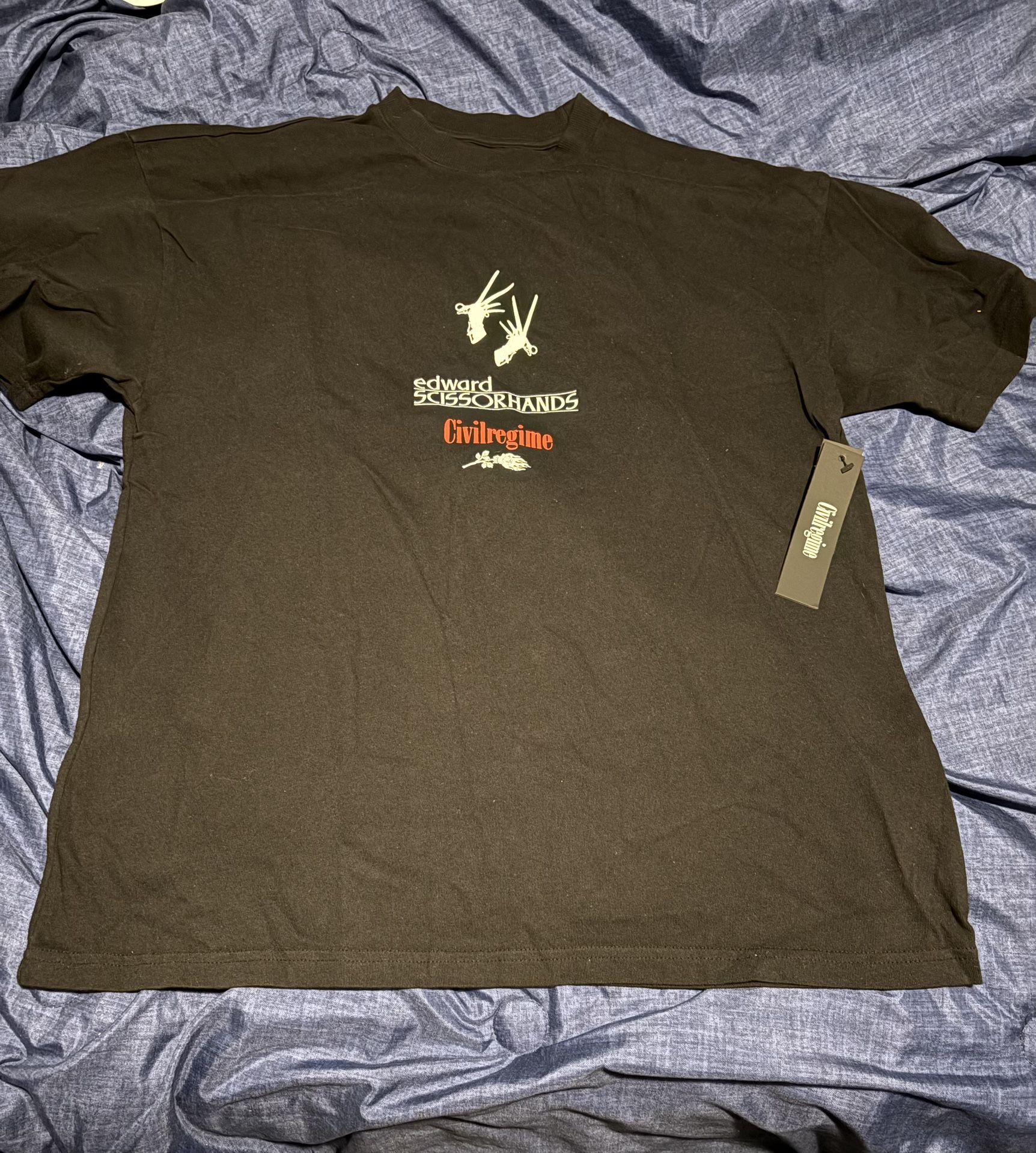 Civilregime x Edward Scissorhands Size M Shirt (Oversized Fits an L)