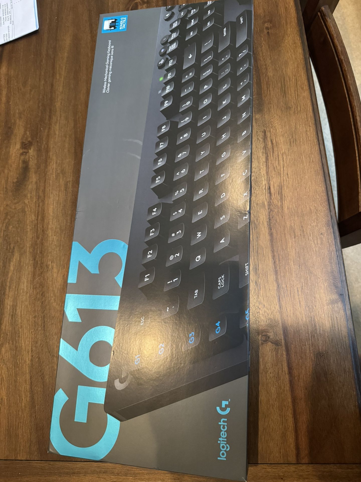 Logitech G613 LIGHTSPEED Wireless Mechanical Gaming Keyboard, Multihost 2.4 GHz + Blutooth Connectivity - Black