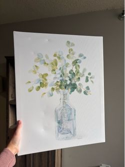 Blue Flower Canvas
