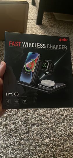 *SEND BEST OFFER* Wireless Charging Station, 3 in 1 Charging 