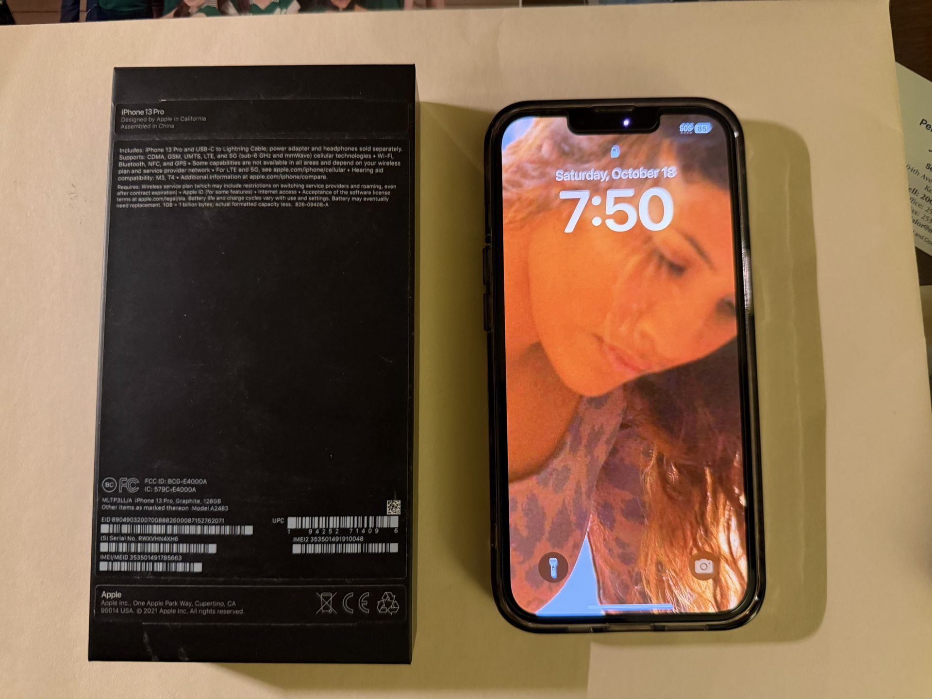 iPhone 13 Pro Like New MagSafe Phone Case Unlocked $400 OBO