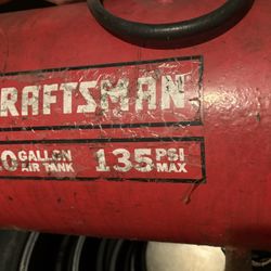Craftsman Portable 10 Gallon Air Tank 135PSI