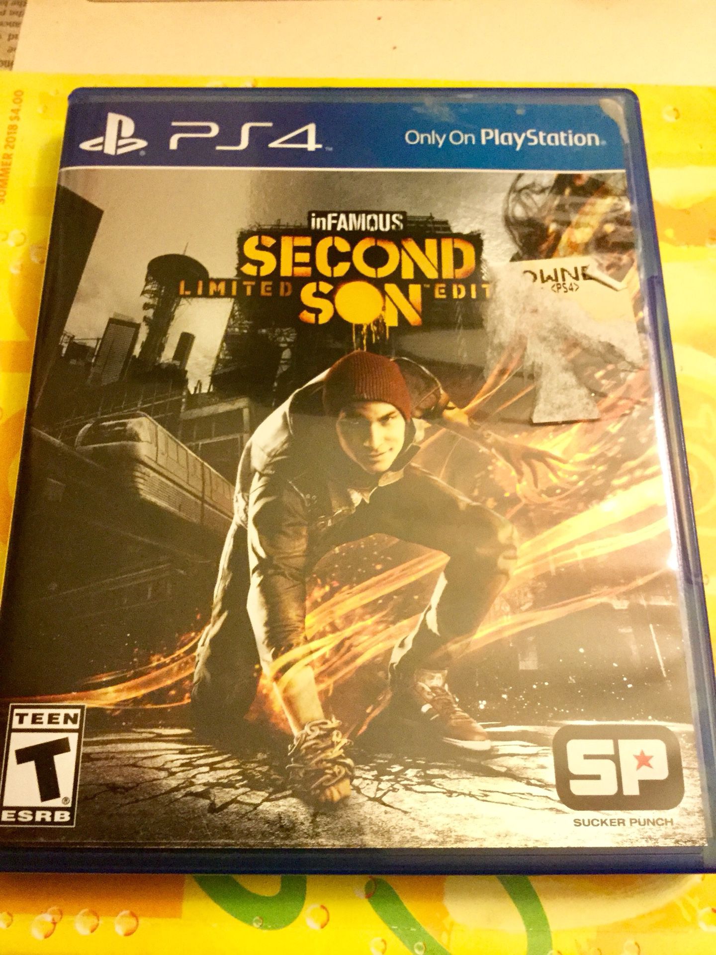 Sony Playstation 4 Video Game * Second Son * Limited Edition / More games come visit !