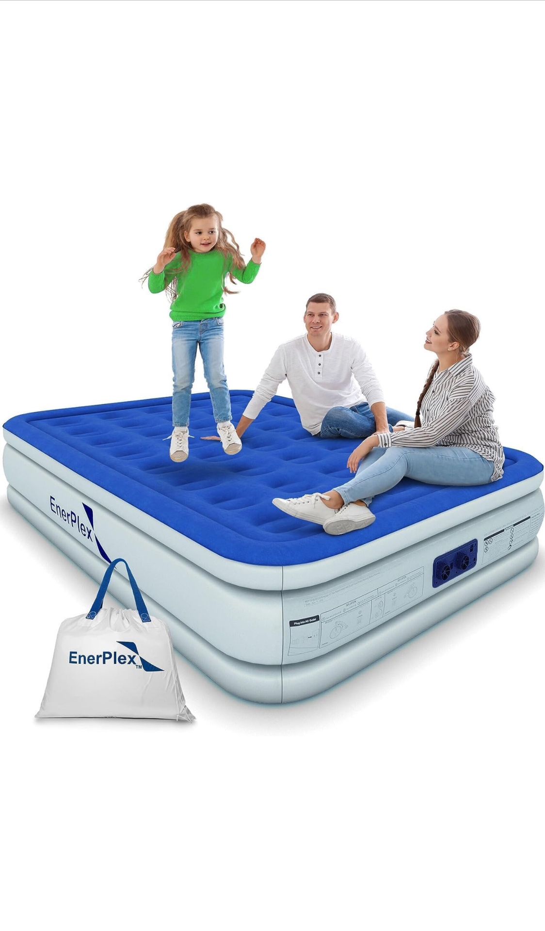 EnerPlex Air Mattress with Built-in Pump (Twin Size)