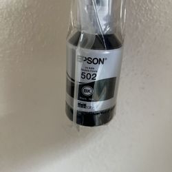 Full Unopened Epson Black Printer Ink - 127ml