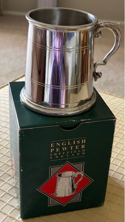 English Pewter Sheffield England Tankard Mug