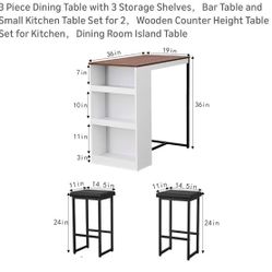 Bar Table With Stool