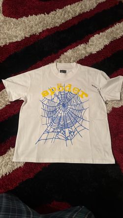 Sp5der White Graphic T-Shirt Size Small