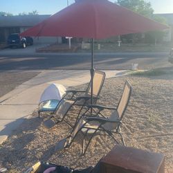 Outdoor Patio Set Up