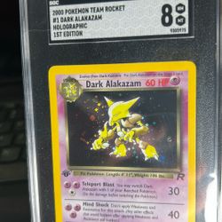 #1 Dark Alakazam Holographic SGC 8 NM MT