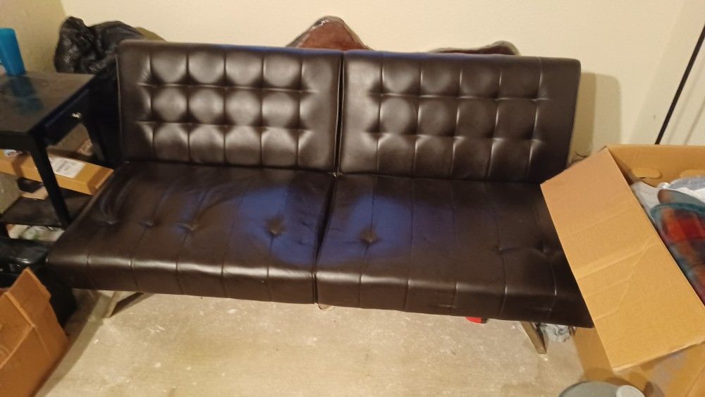 Leather Futon