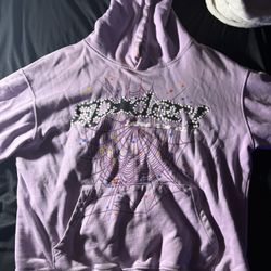 Sp5der Açaí Hoodie 'Purple'