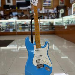 Fender Custom Shop Style Stratocaster HSS Blue Electric Guitar 