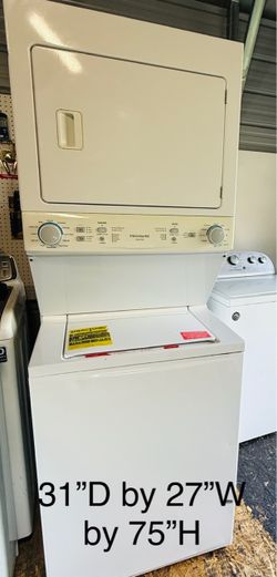 Stackable washer and dryer