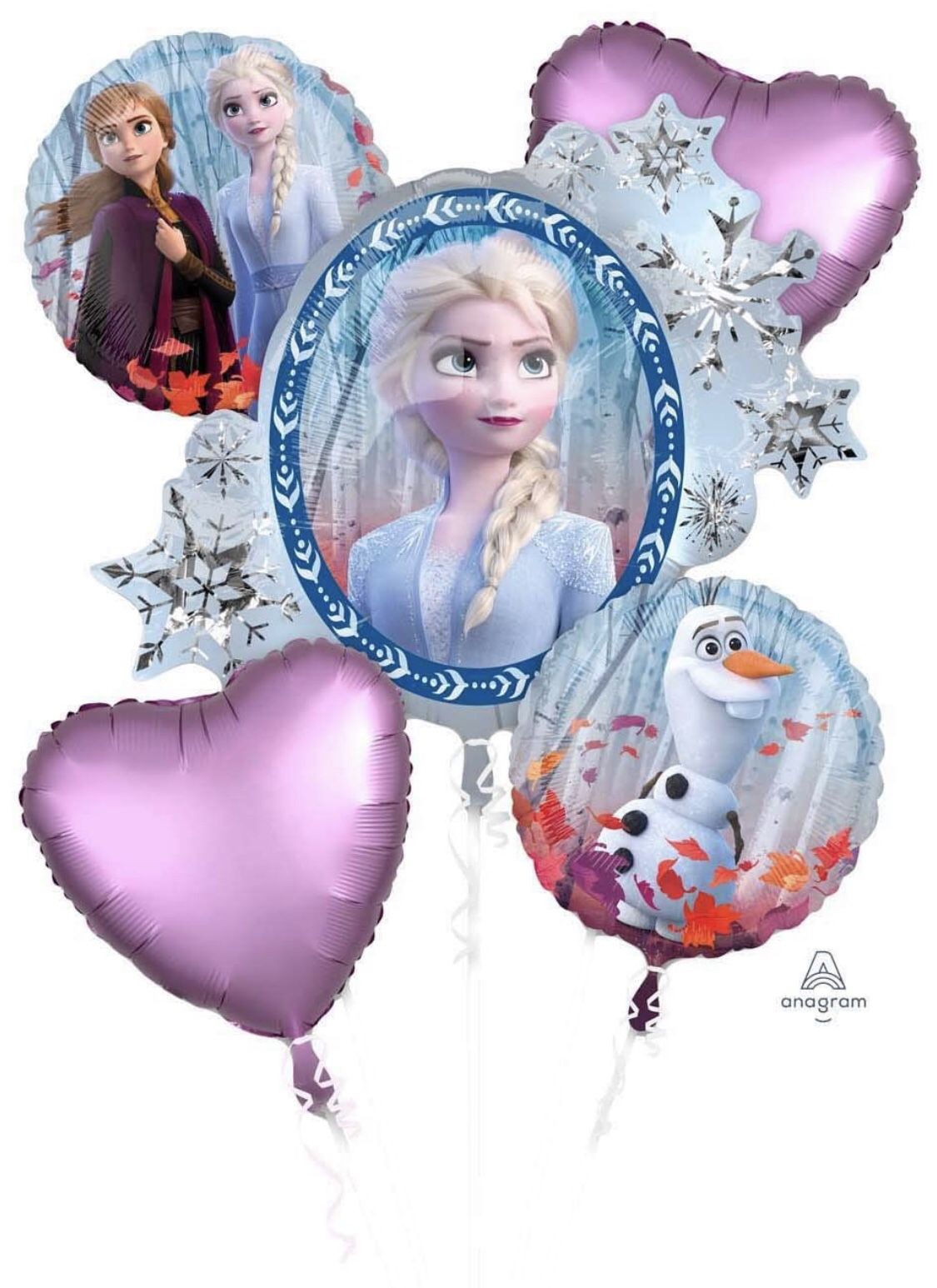 Frozen Elsa and Anna Mylar balloons