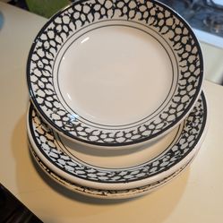 Three pasta bowls