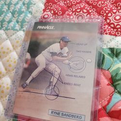 Ryne Sandberg 1992 Pinnacle The Technician 1992 Pinnacle 1994 Pinnacle 1986 Sportsflics Baseball Cards 