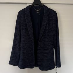 DKNY size 6 Blazer Women Navy Blue NEW