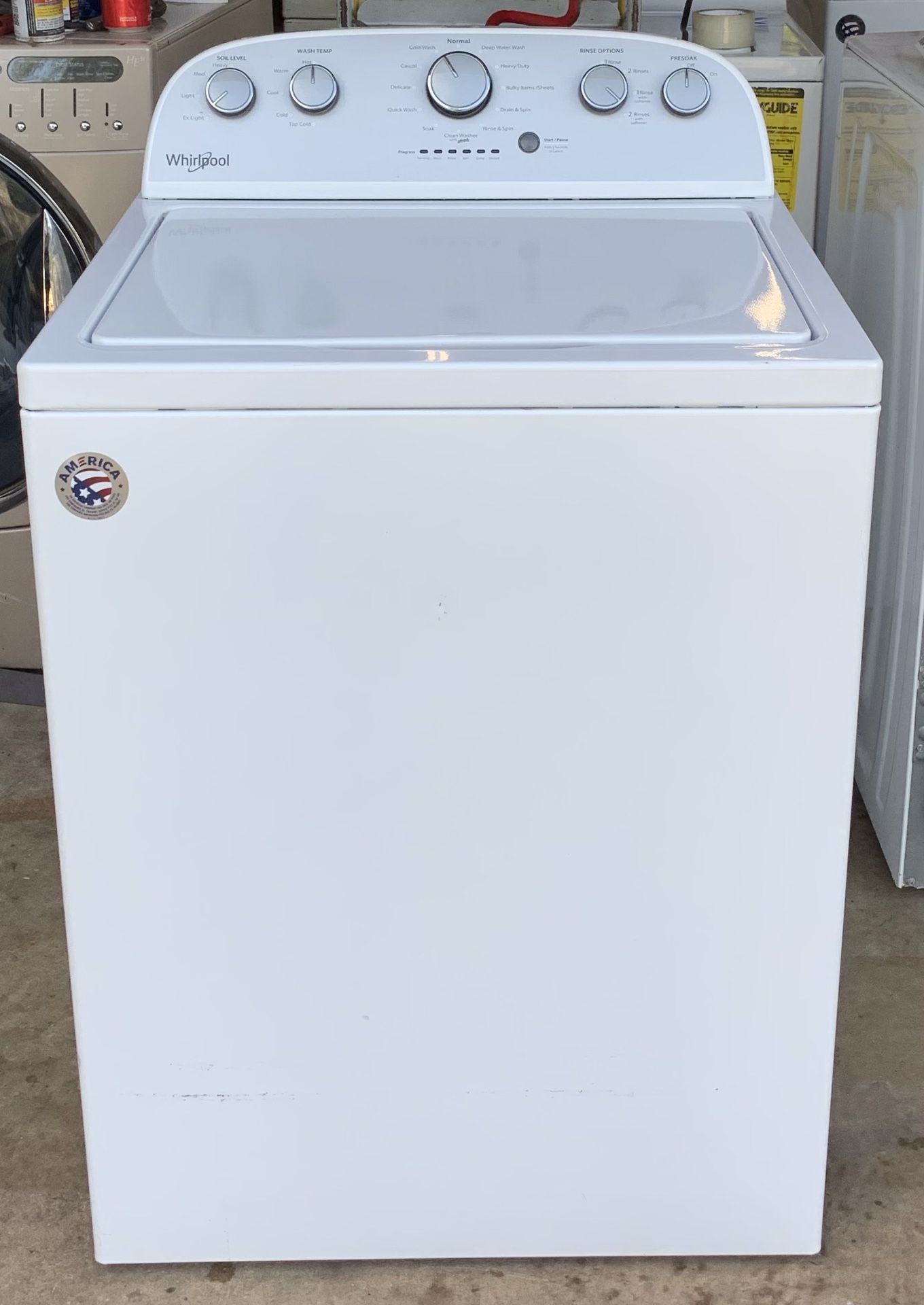 Whirlpool Washing Machine- 5 Yrs Old- Works Great (60 Day Warranty)