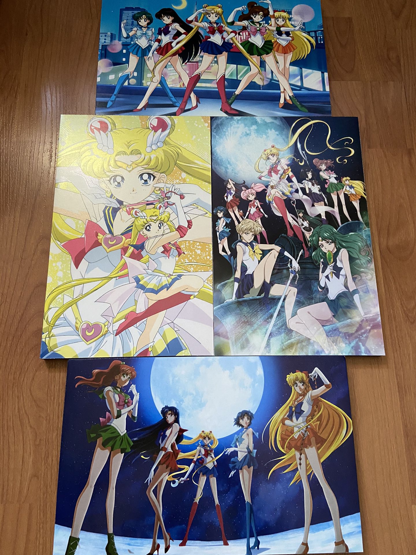 4 Piece Sailor Moon Foam Prints