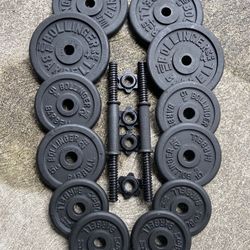 Weights and dumbbells very clean