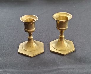 Brass Taper Candle Holders 