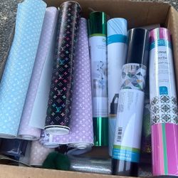 Cricut Vinyl/faux Leather Rolls $5 Each