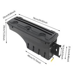 2015-2022 Ford F150 Truck Bed Storage Tool Box Swing Case Left Or Right