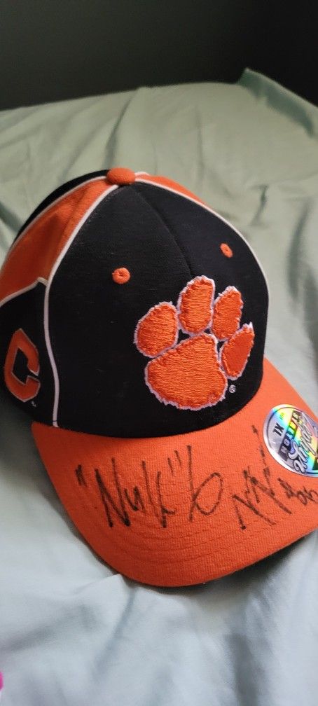 Deandre Hopkins autographed hat.