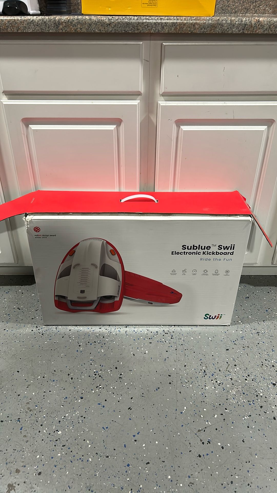 Sublue Swii Electronic Kickboard Swim Trainer Water Scooter Sunrise Orange