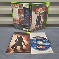 Hunter The Reckoning Xbox 2002 CIB Complete with Manual Registration Card and Original Tested

