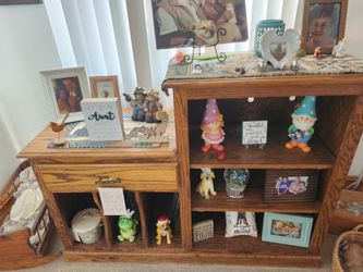 Small wood entertainment center