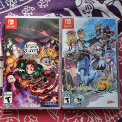 Switch Games Demon Slayer And Rune Factory 5