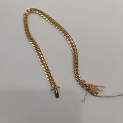 14k 23.5g 8.5" 4.6MM Cuban Bracelet 