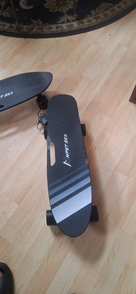 NPET 27.5"x8" Electric Skateboard, 12mph,* New