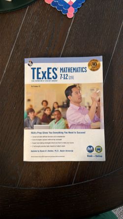 TeXes Math 7-12 study book