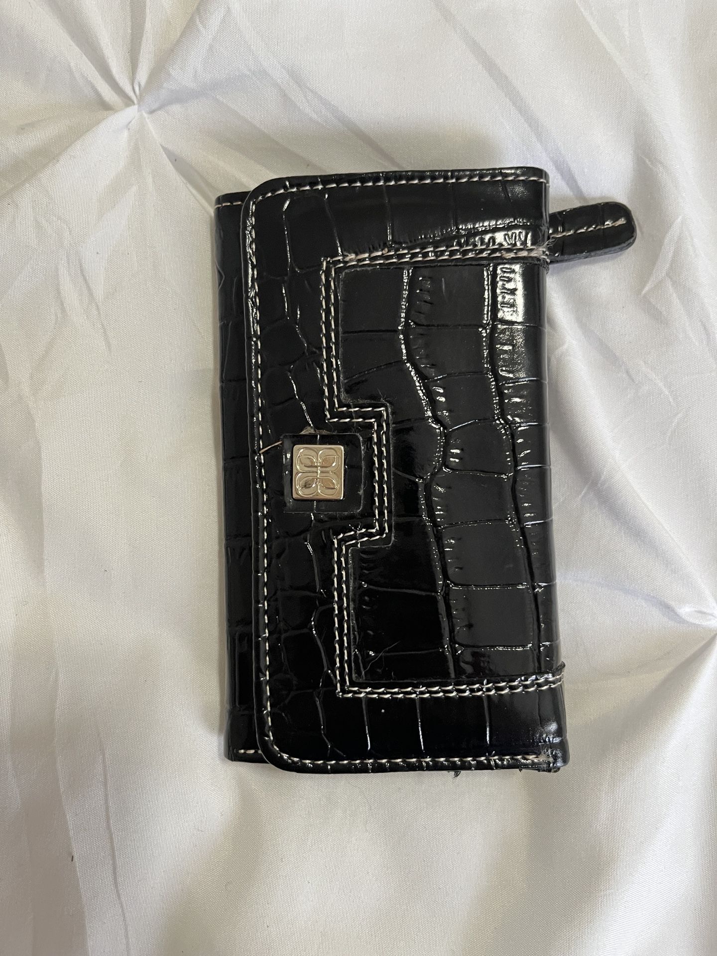 Black Crocodile Leather Wallet - $3