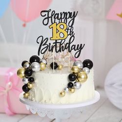 Happy 18th Birthday Cake Toppers