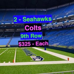 Seahawks Colts Tickets