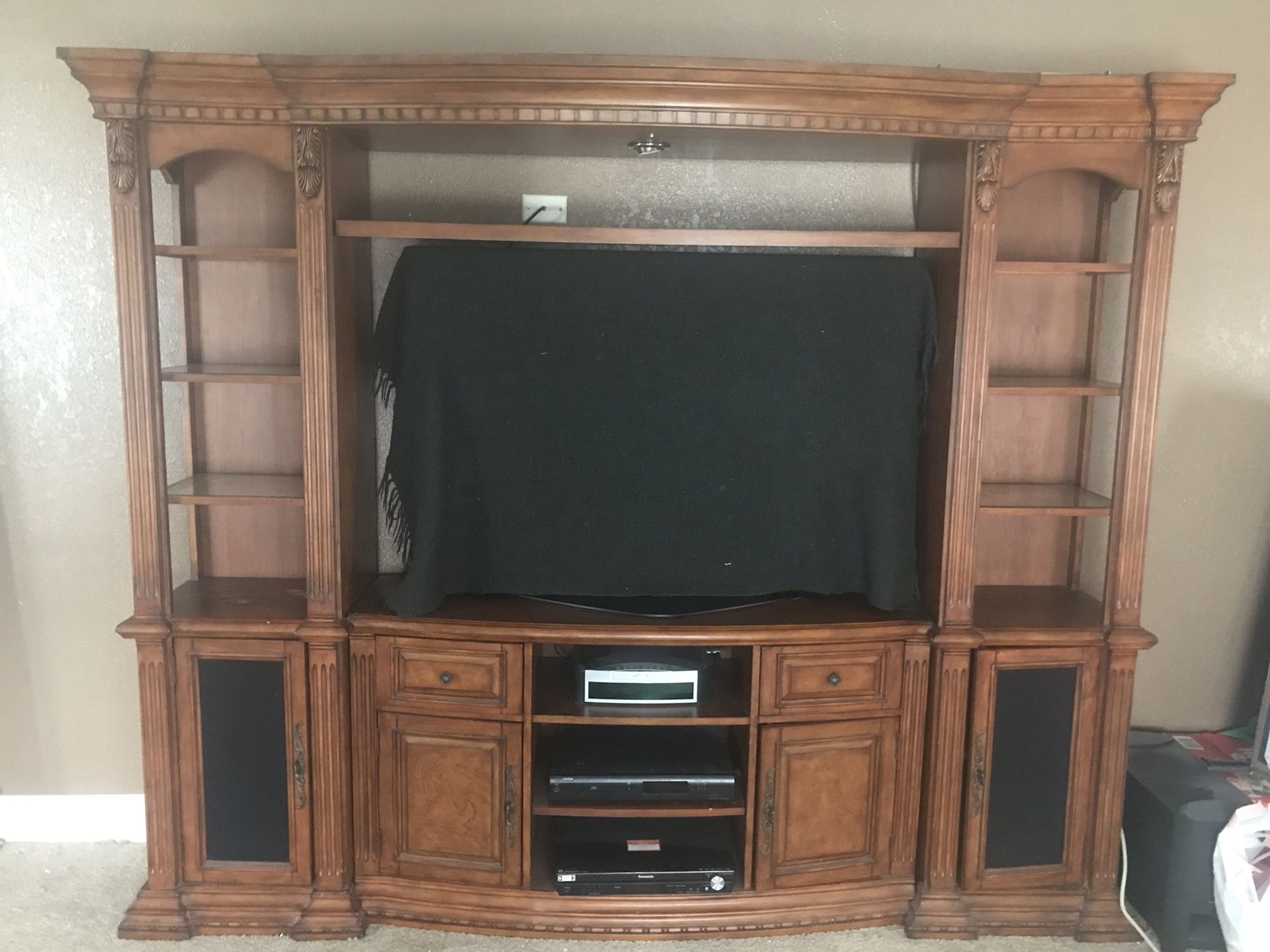 Tv entertainment center stand